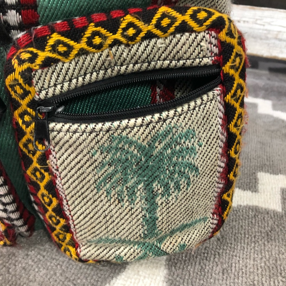 Palm Tree Tropical Vacation Backpack Lounge India Well Made zippers Pockets - Picture 2 of 13